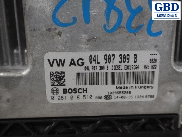 VW Golf VII, 2012-2017 (Fase 1) (BOSCH|04L 906 021 P|04L 907 309 B)