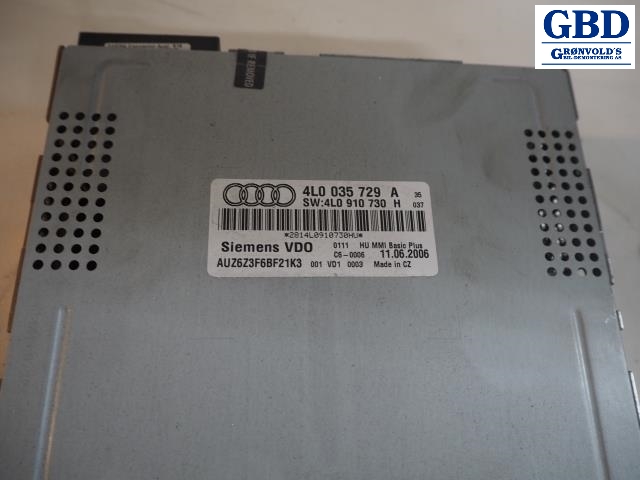 Audi Q7, 2006-2010 (Type I, Fase 1) (AUDI|4L0 035 729 A|4L0 910 730 H)