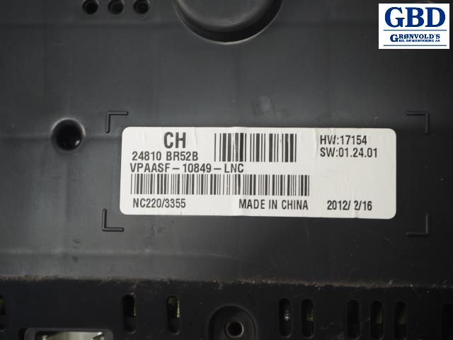 Nissan Qashqai, 2010-2014 (Type I, Fase 2) (24810BR52B)