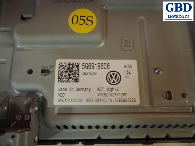 VW Golf VII, 2017-2020 (Fase 2) (5G6 919 606)