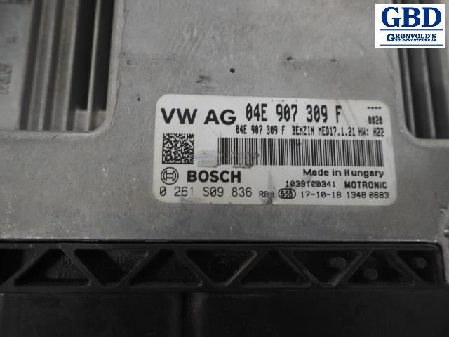 VW Golf VII, 2017-2020 (Fase 2) (BOSCH|04E 907 309 F|0261S09836)