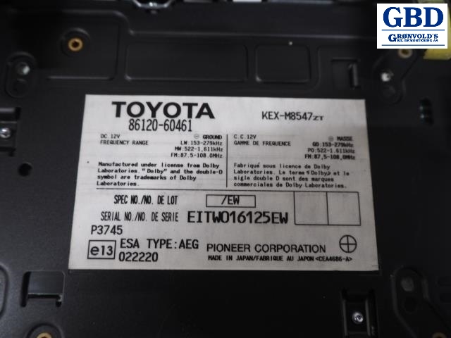 Toyota Land Cruiser 120, 2002-2009 (8612060461)