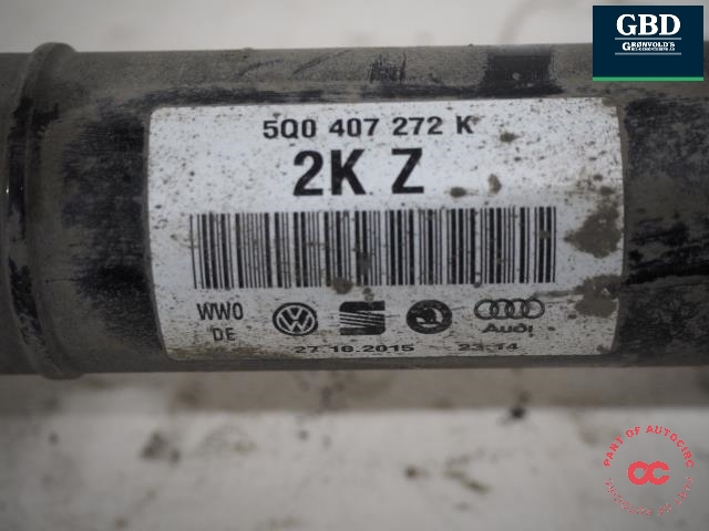 VW Golf VII, 2012-2017 (Fase 1) (5Q0 407 272 K|5Q0 407 272 EQ)
