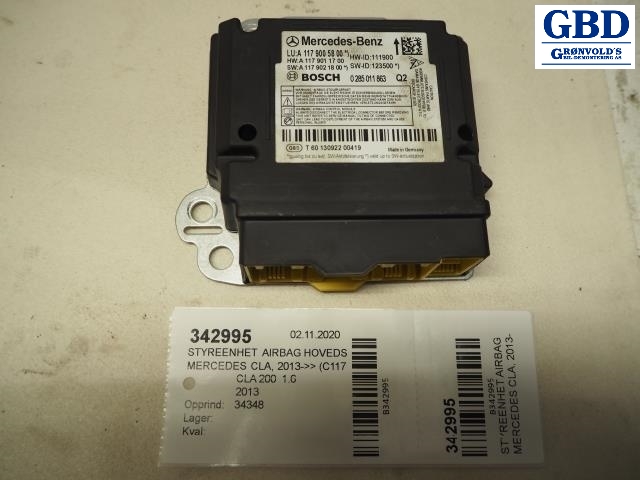 Mercedes CLA, 2013-2019 (C117)(BOSCH|0 285 011 863 )