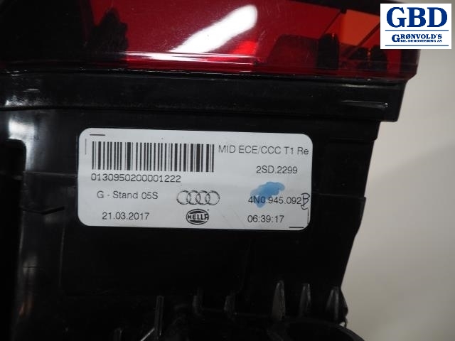 Audi A8, 2017- (Type IV) (HELLA|4N0 945 092|4N0945092B)