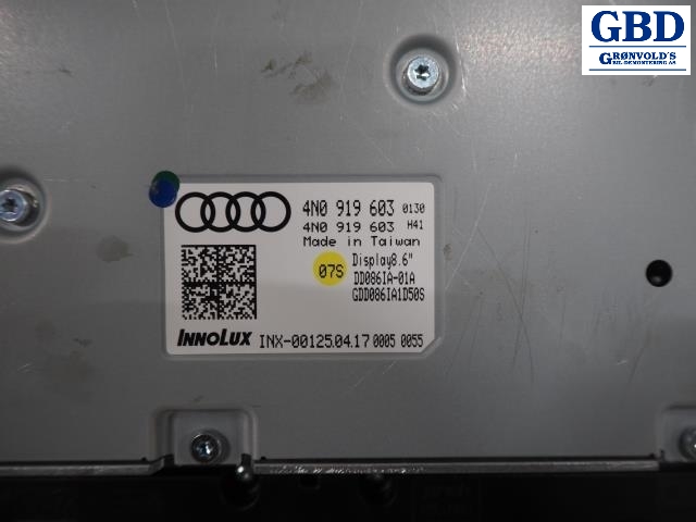 Audi A8, 2017- (Type IV) (4N0 919 603)