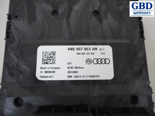 Audi A8, 2017- (Type IV) (BOSCH|4N0 907 063 AN|907 063 AH)