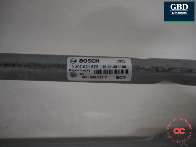 VW Golf VII, 2012-2017 (Fase 1) (BOSCH|5G1 955 023 C|5G1 955 023 D)