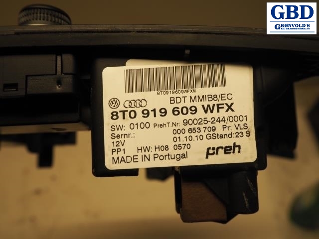 Audi A4, Allroad, 2009-2016 (Type I) (B8) (8T0 919 609 WFX)