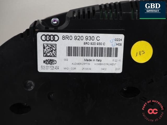 Audi Q5, 2008-2012 (Type I, Fase 1) (8R0 920 930 D|8R0 920 930 DX)