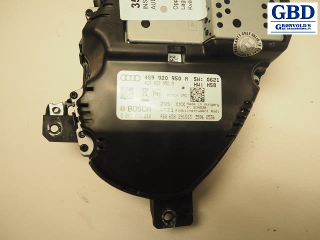 Audi A6, Allroad, 2012-2014 (Type III, Fase 1) (C7) (AUDI|4G9 920 950 M)