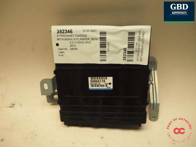 Styreenhet motor til Mitsubishi Outlander, 2015-->> (Type III, Fase 2)  (9486A118)