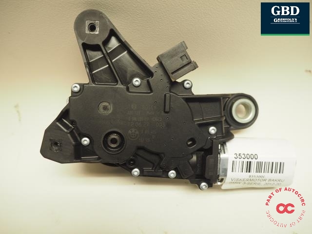 Viskermotor bakrute til BMW 3-Serie 2012-2018 (F30/F31/F34) (F30/F31/F34) (BOSCH|67 63 7 311 415|0 390 201 231|)