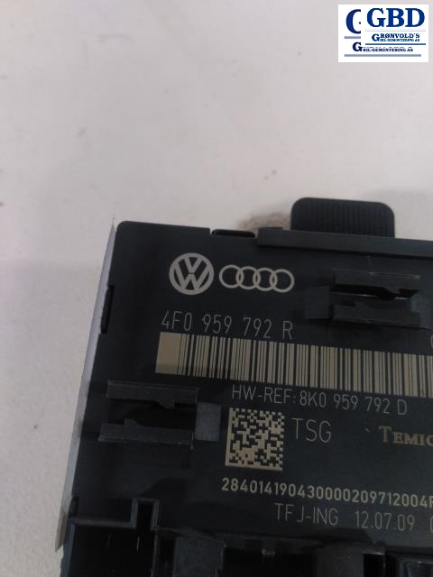 Audi A6, 2008-2011 (Type III, Fase 2) (C6) (8K0 959 792 D|4F0959792R)