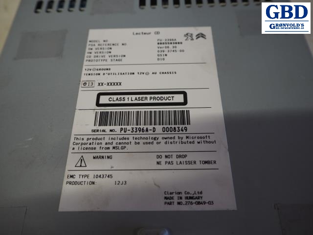 Peugeot 308, 2013-2021 (Type II) (16 109 162 80|9805593680)