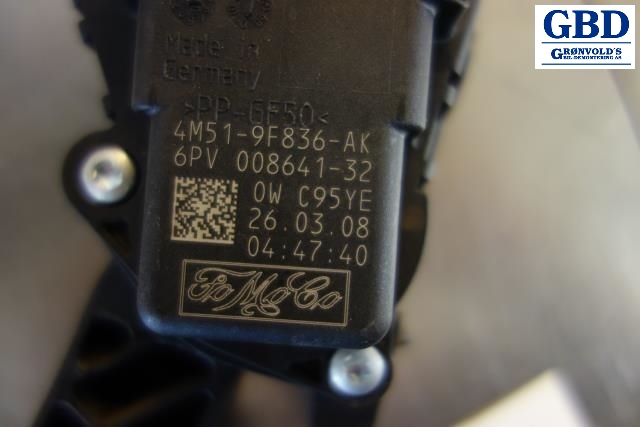 Ford Focus, 2008-2010 (Type II, Fase 2) (4M51-9F836FAK|6PV 008641-32|0W C95YE)