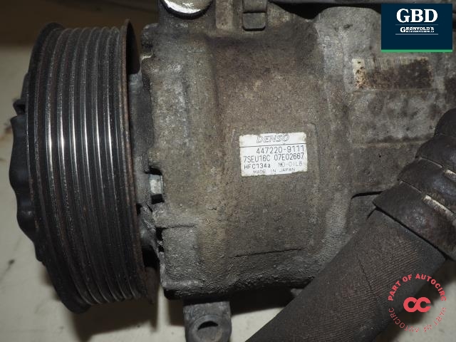 Aircondition kompressor til Porsche Cayenne 2002-2006 (Fase 1) (9PA) (9PA) (DENSO|447220-9111|958 126 012 01|958 126 012 AX)