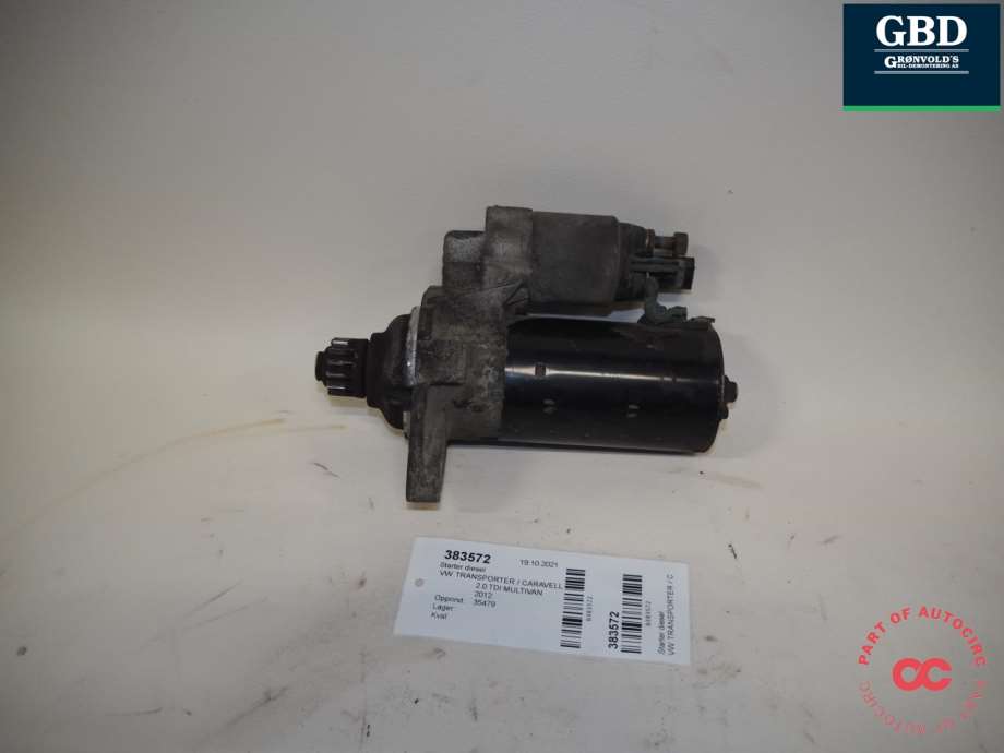 VW Transporter / Caravelle, 2009-2015 (T5, Fase 2) (BOSCH|02Z 911 024 H|0001153007  02Z911024H)