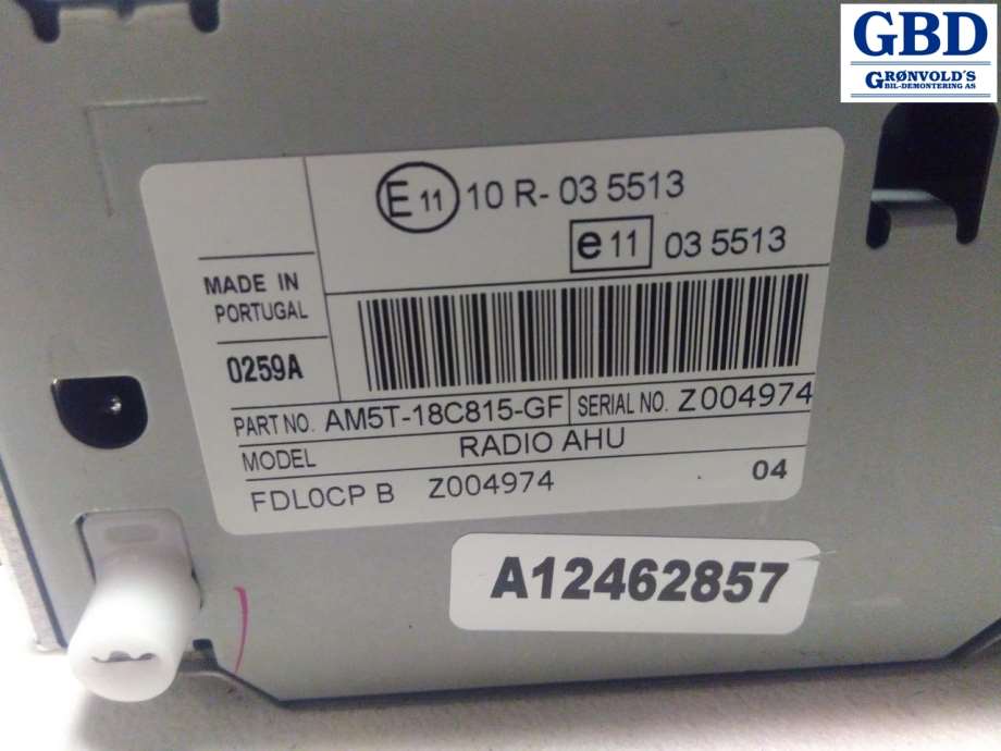 Ford C-Max, 2010-2015 (Type II, Fase 1) (2277323|AM5T-18C815-GP|AM5T-18C815-GF)