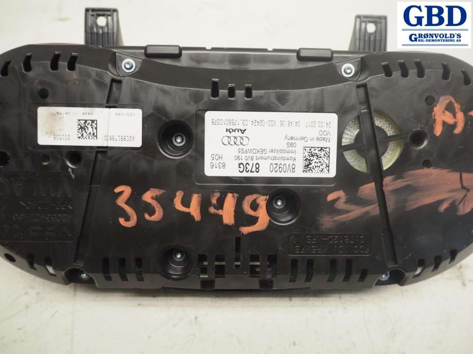 Audi A3, 2016-2020 (Type III, Fase 2) (8V0 920 873 G)