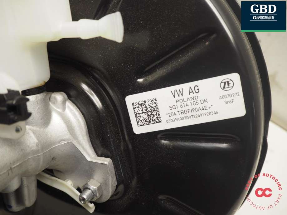Bremsepumpe hoved til VW T-Roc 2017-->> (5Q1 614 019 R|5Q1 611 301 G|5Q1 614 105 DK)