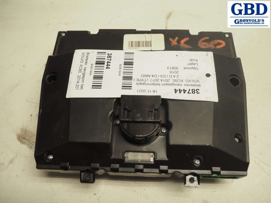 Volvo XC60, 2014-2017 (Type I, Fase 2) (36011326 |31443425)