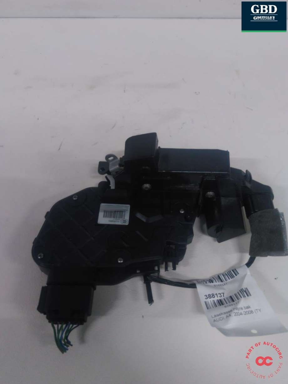 Låsekasse høyre bak til Audi A4 2004-2008 (Type III) (B7) (B7) (CCCS|8E0 839 016 AA|31253680     A048317|)