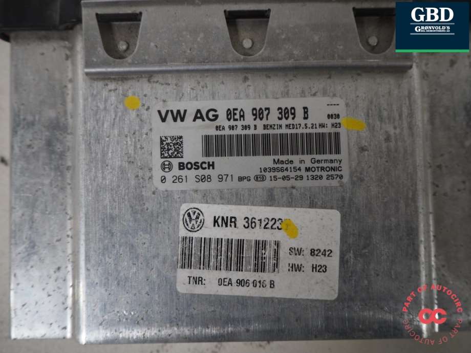 VW E-Up, 2013-2019 (0EA 906 016 B|0EA 907 309 A)