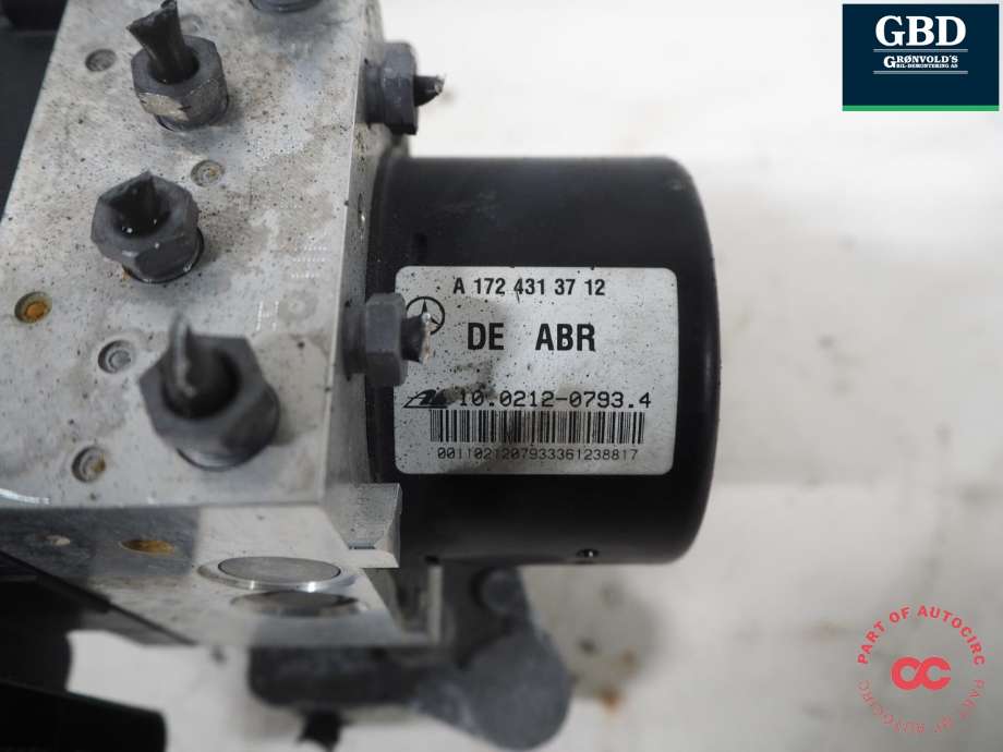 ABS sentral til Mercedes C-Klasse 2011-2014 (Fase 2) (W204) (W204) (ATE|A 172 431 39 12|A 172 431 44 12|A 172 431 37 12)