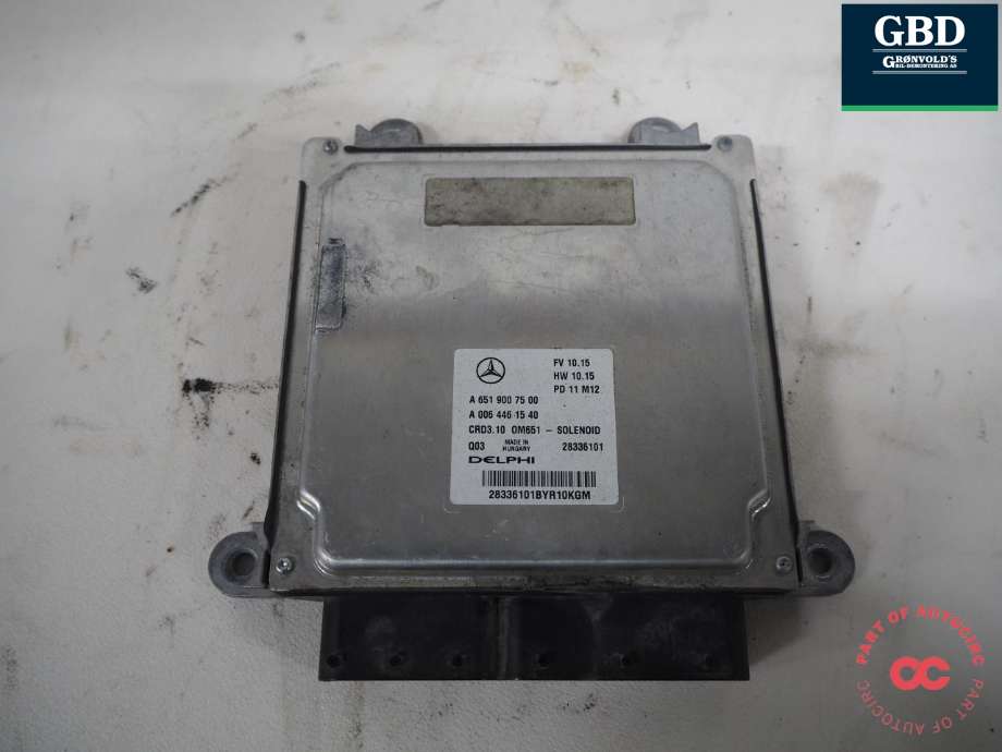 Styreenhet motor til Mercedes C-Klasse 2011-2014 (Fase 2) (W204) (W204) (A 651 900 75 00|A 006 446 15 40|A 651 900 75 00 80)