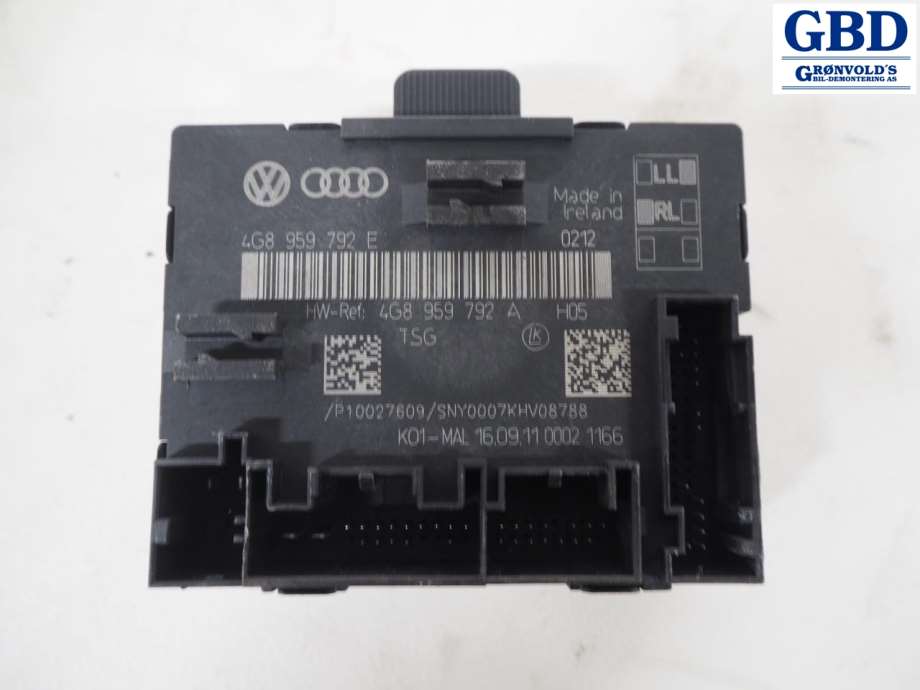 Audi A6, 2011-2014 (Type IV, Fase 1) (C7)(|4G8 959 792 D)