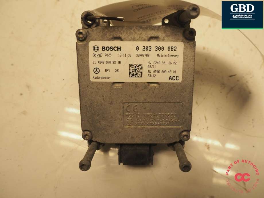 Sensor radar til Mercedes A-Klasse 2012-2018 (W176) (W176) (BOSCH|A 246 900 82 08|A 246 900 82 08 80|0 203 300 082)