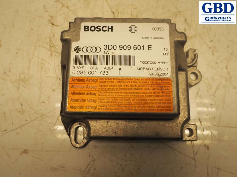 VW Touareg, 2003-2007 (Type I, Fase 1)(BOSCH|3D0 909 601 E)