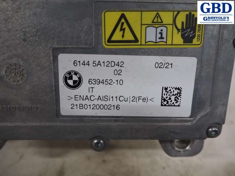 BMW i3, 2013- (61 44 8 679 815|6144 5A12D42)