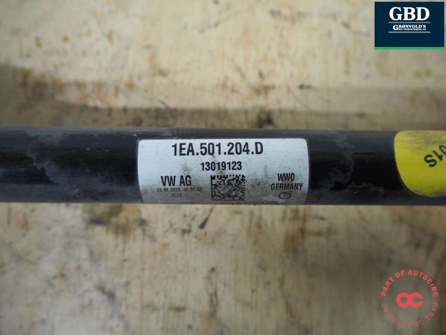 VW ID.3, 2020- (1EA 501 204 D|1EA 501 204 DX)