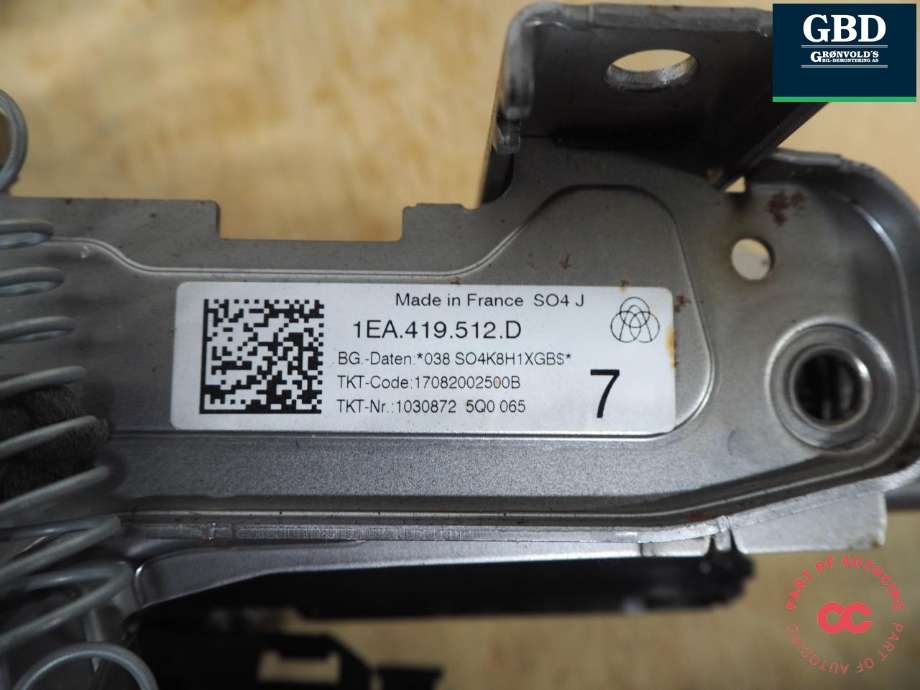 Rattaksel øvre til VW ID.3 2020-->> (1EA 419 512 F|1EA 905 861|1EA 419 512 D)