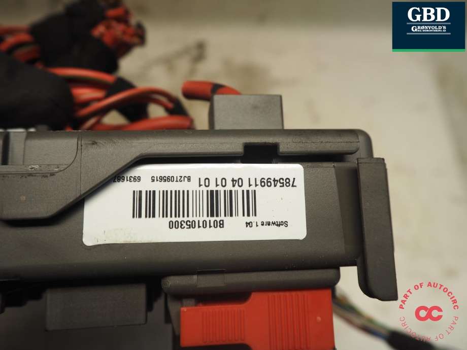 Sikringsboks bagasjerom til BMW X6 2008-2014 (E71/E72) (E71/E72) (61 14 6 931 687|29 05 08 19 45 19|)