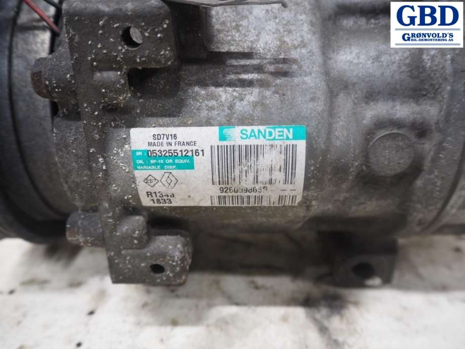 Nissan Qashqai, 2010-2014 (Type I, Fase 2) (SANDEN|2763000Q3J|926009865R)