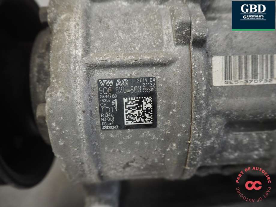 VW Golf VII, 2012-2017 (Fase 1) (VW AG|5Q0 820 803 F|5Q0 820 803)