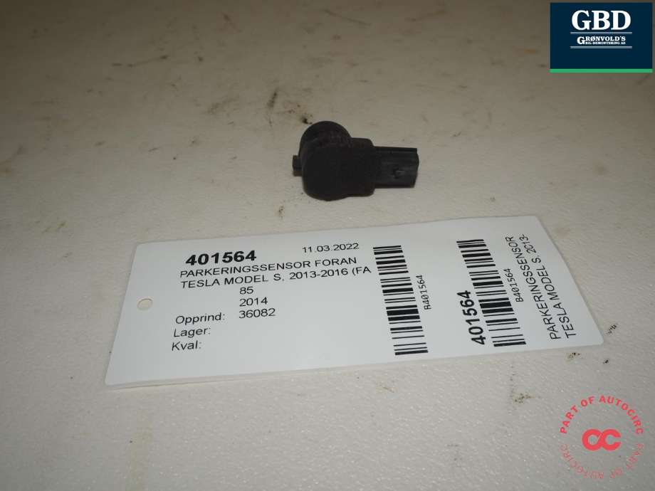 Parkeringssensor foran til Tesla Model S 2013-2016 (Fase 1)  (TESLA|1014388-01-A|)