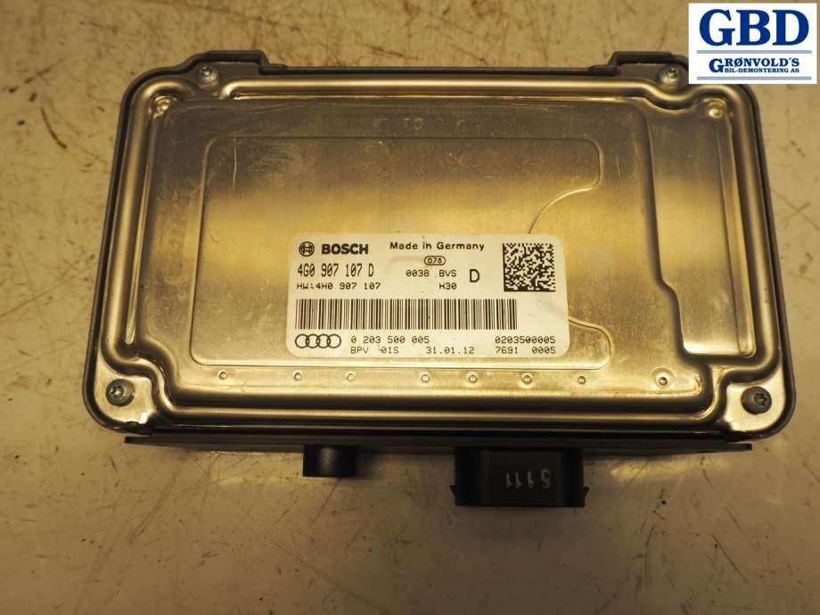 Audi A7, 2010-2014 (Type I, Fase 1) (BOSCH|4G0 907 107 E|4G0 907 107 D)