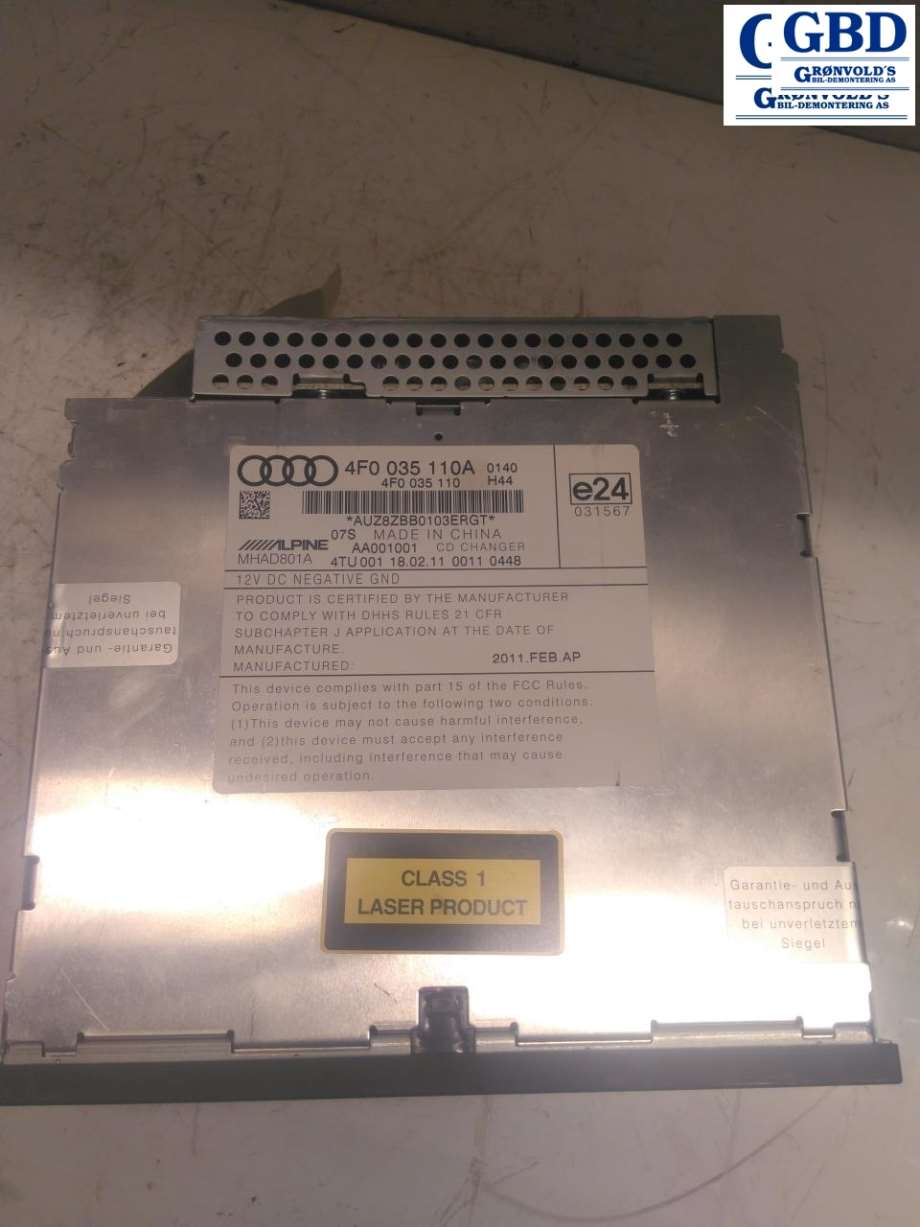 Audi Q7, 2010-2015 (Type I, Fase 2) (4F0 035 110A)