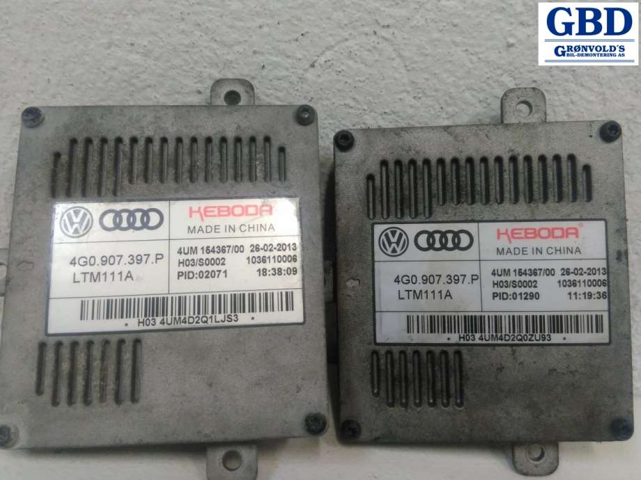 Audi A3, 2012-2016 (Type III, Fase 1) (4G0 907 397 P)