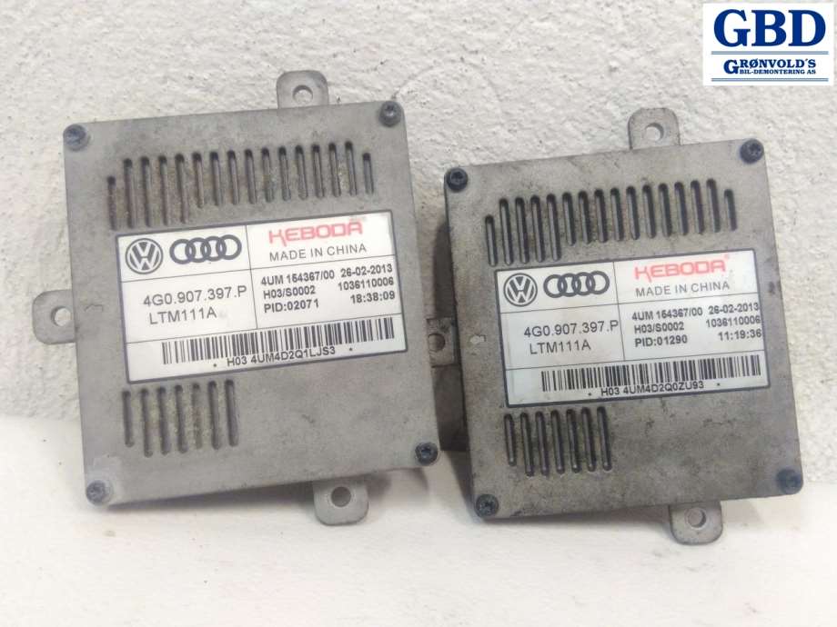 Audi A3, 2012-2016 (Type III, Fase 1)(|4G0 907 397 P)