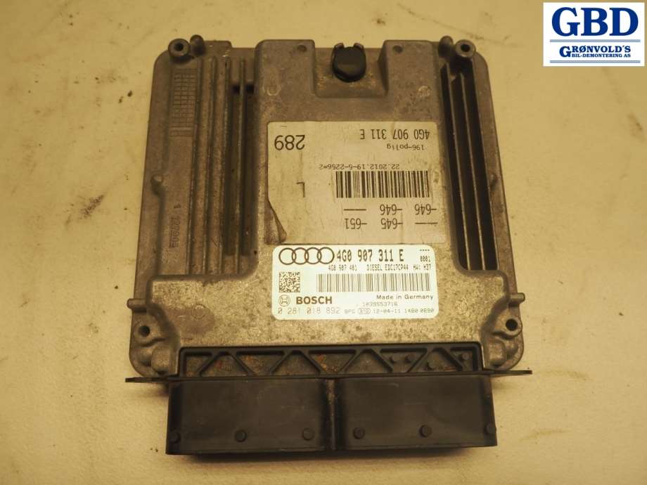 Audi A6, 2011-2014 (Type IV, Fase 1) (C7)(BOSCH|4G0 907 311 E)