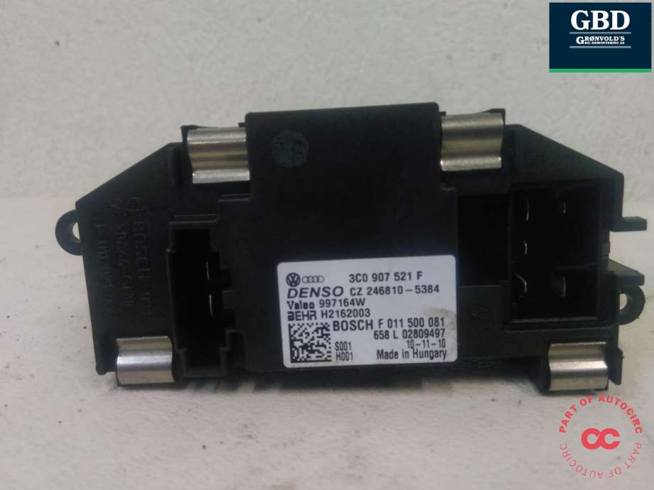 VW Touran, 2010-2015 (Type I, Fase 3) (VW|1K1 820 021|3C0 907 521 F)