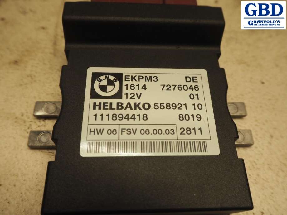 BMW X5, 2007-2013 (E70) (HELBAKO|16 14 7 407 513|1614 7276046)