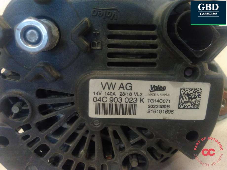 Audi A3, 2016-2020 (Type III, Fase 2) (VALEO|04C 903 023 K|04C 903 023 KX)