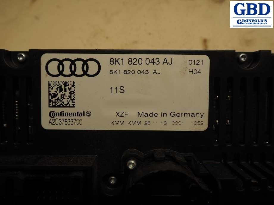 Audi A4, Allroad, 2009-2016 (Type I) (B8) (8K1 820 043 AJ)