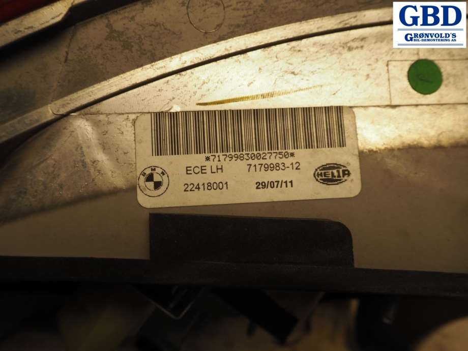 BMW X6, 2008-2014 (E71/E72) (63 21 7 179 983|7179983 12|22418001)